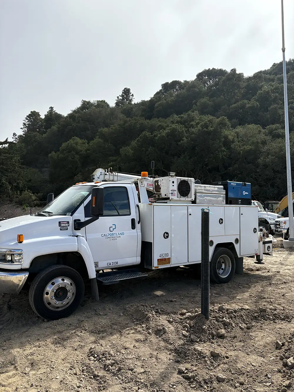 CalPortland truck on site