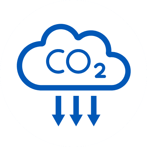 CO2 cloud icon