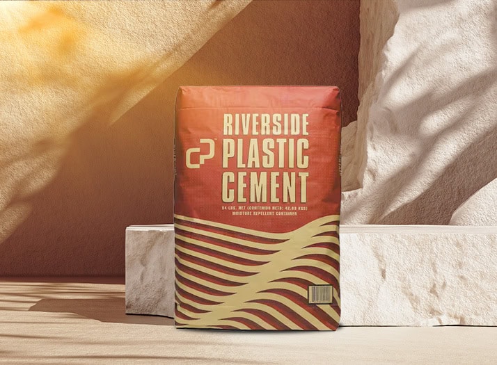 Bag of Plastic Cement